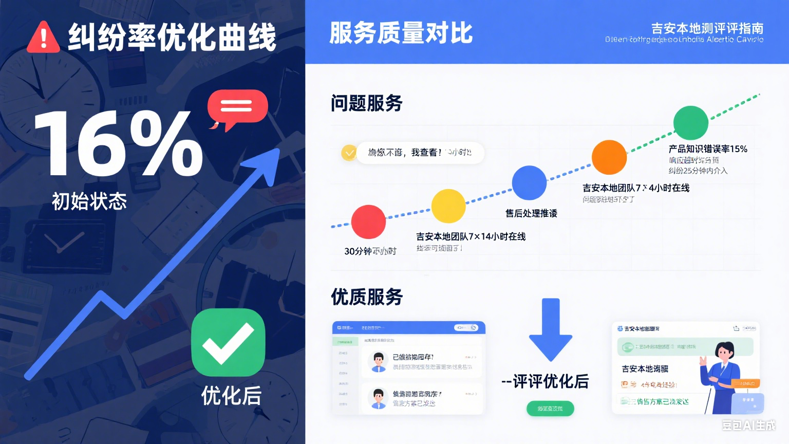 试了 5 家吉安网店托管客服,纠纷率从 16% 到 5%:指南