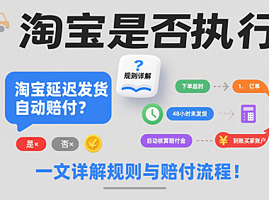 淘宝是否执行延迟发货自动赔付？一文详解规则与赔付流程！
