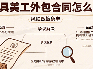 家具美工外包合同怎么写？6 大核心条款 + 3 类特殊约定 + 避坑模板