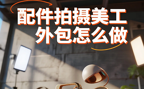 配件拍摄美工外包怎么做？4步流程+3类避坑技巧，细节转化率提升45%