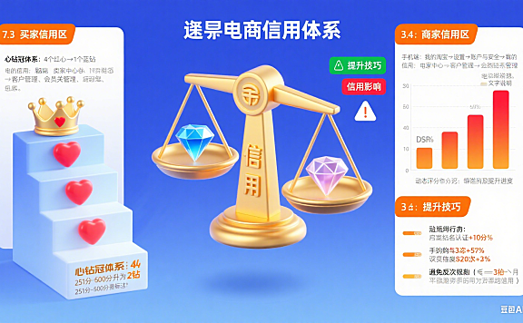 淘宝信用等级怎么查?买家 / 商家查询教程 + 提升技巧