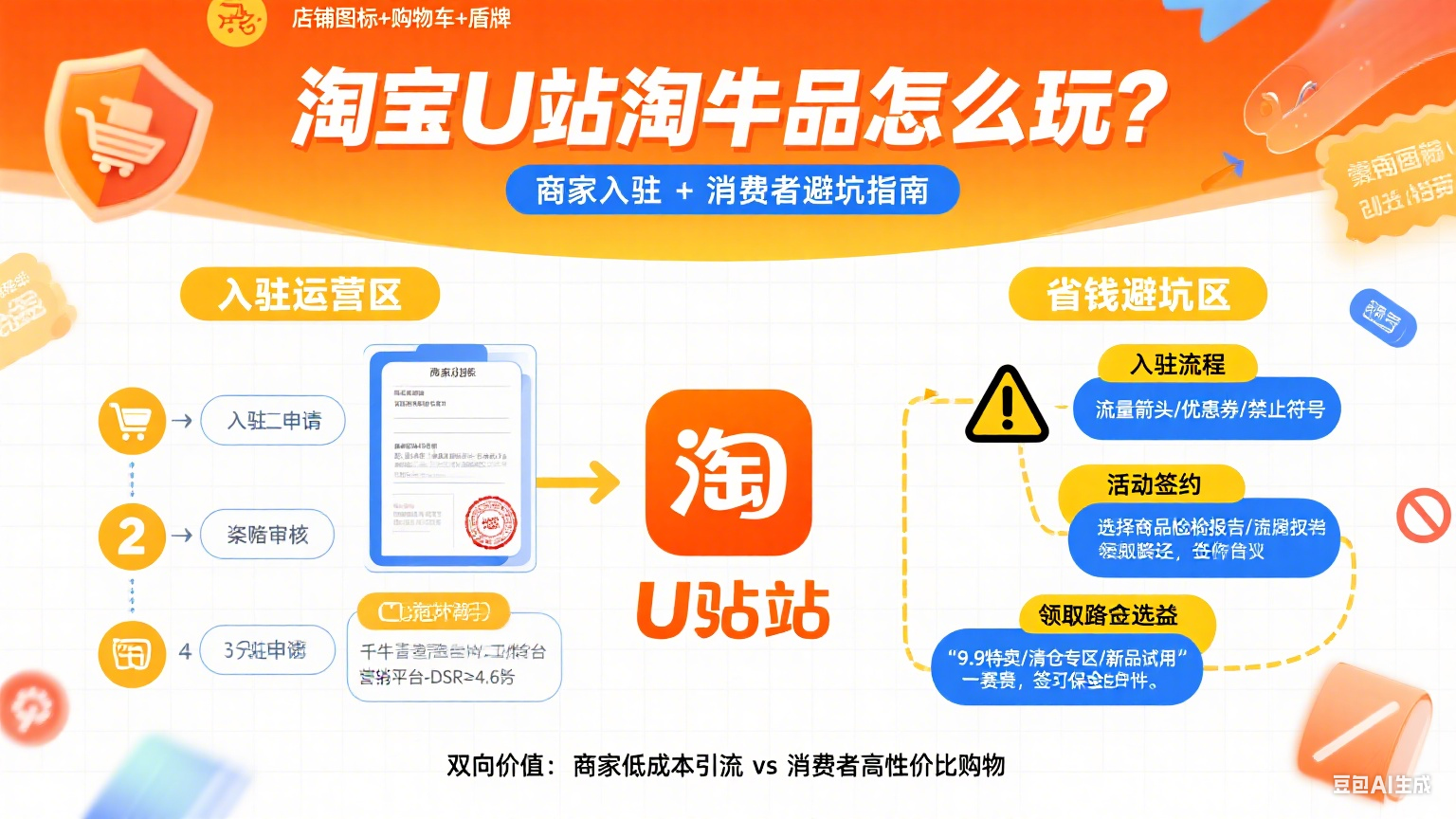 淘宝 U 站淘牛品怎么玩?商家入驻 + 消费者避坑指南