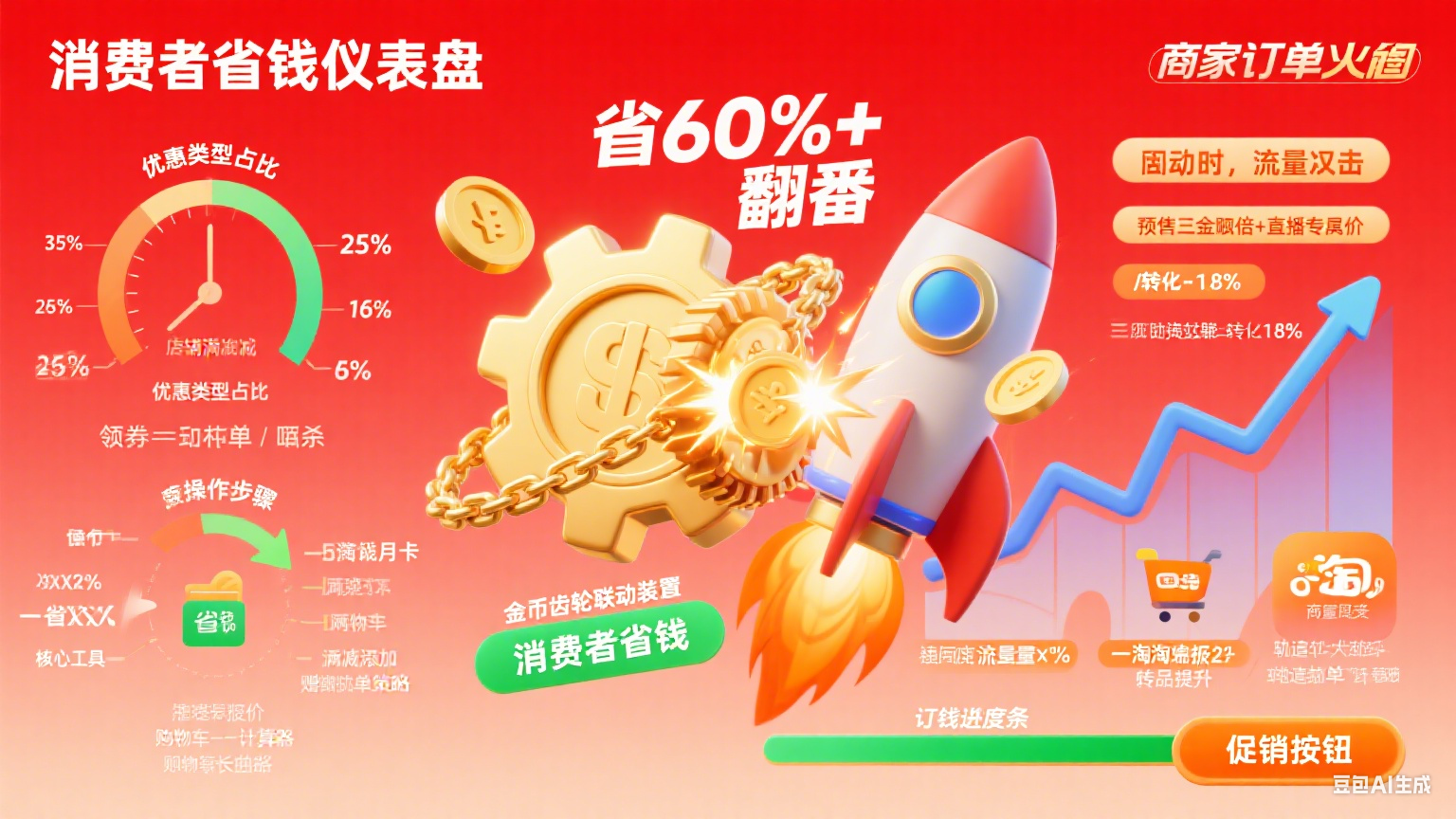 淘宝促销怎么玩?消费者省 60%+ 商家订单翻番攻略