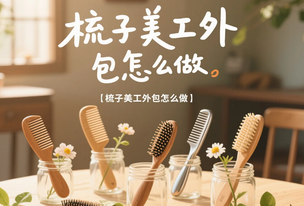 梳子美工外包怎么做?3类材质修图技巧+4步流程,转化率提升20%