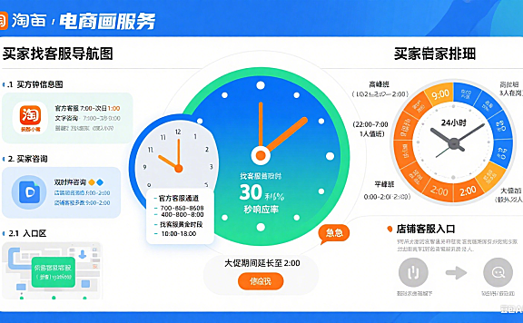 淘宝客服几点上班？买家找客服 + 卖家排班指南