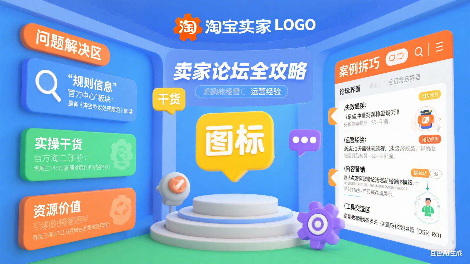 淘宝卖家论坛有用吗?运营问题解决 + 资源获取全攻略