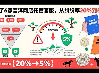 试了 6 家普洱网店托管客服,从纠纷率 20% 到 5%:避坑与盈利指南