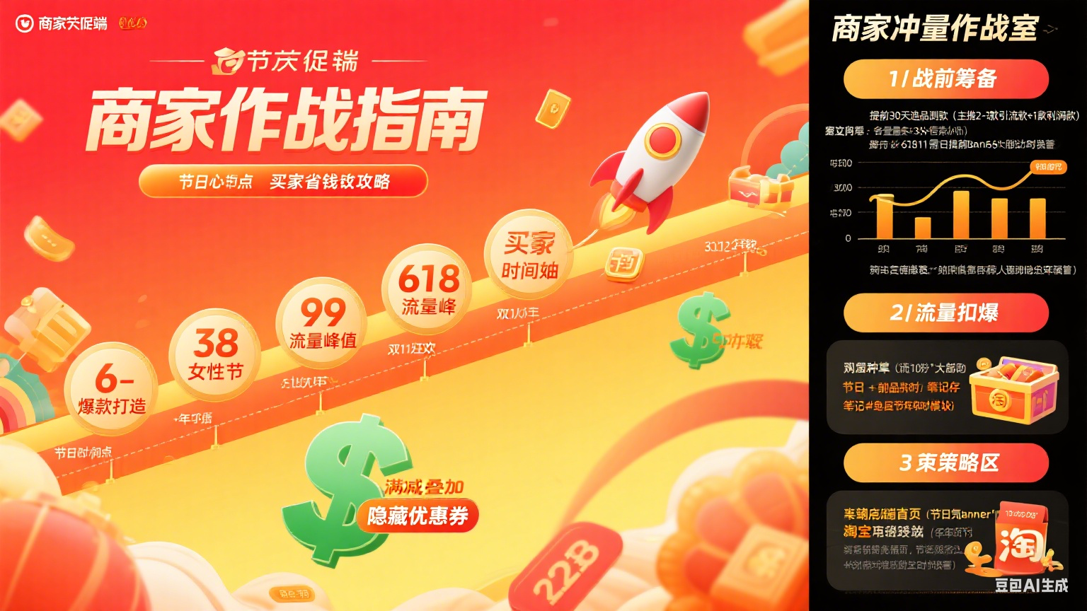 淘宝节日怎么玩?商家冲量 + 买家省钱全指南
