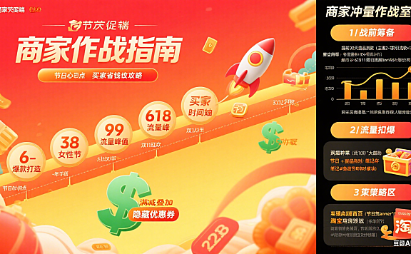 淘宝节日怎么玩?商家冲量 + 买家省钱全指南