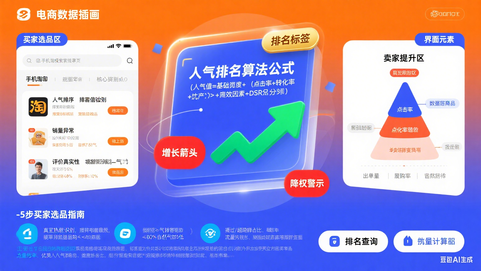 淘宝人气排名怎么算?买家选品 + 卖家提升指南
