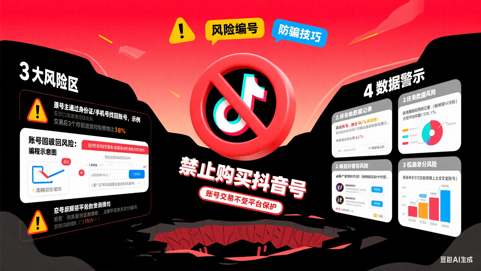 购买抖音号靠谱吗?3 大风险 + 4 类骗局,新手别踩坑