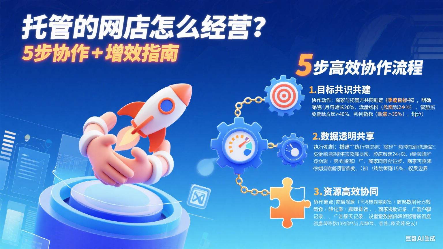 托管的网店怎么经营