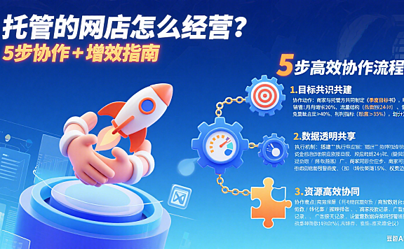 托管的网店怎么经营？5 步协作 + 增效指南