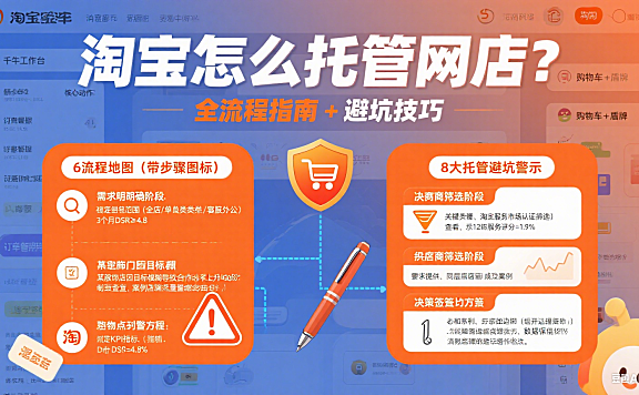淘宝怎么托管网店？全流程指南 + 避坑技巧