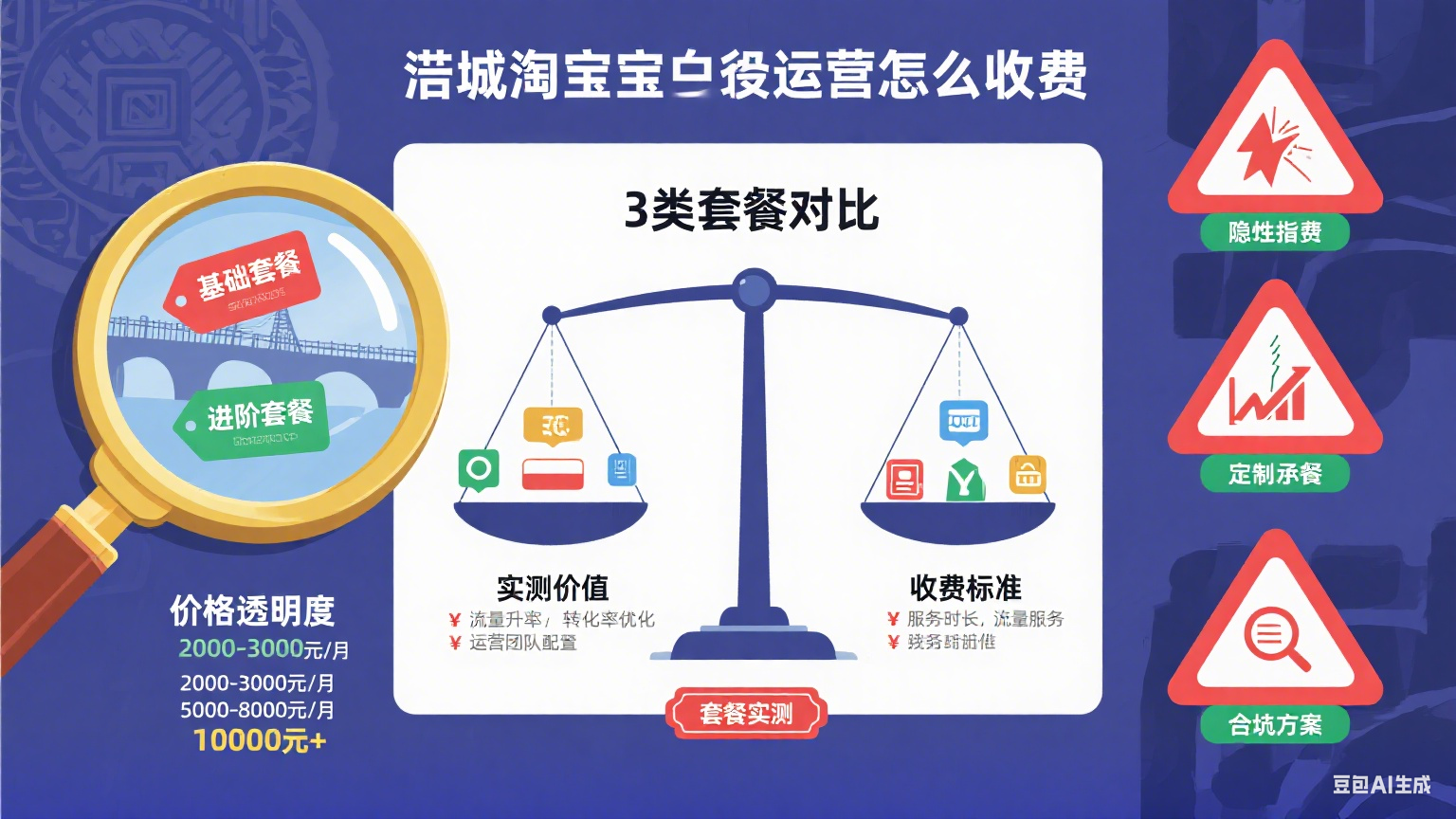 藁城淘宝托管运营怎么收费?3 类套餐实测与避坑指南