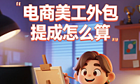 电商美工外包提成怎么算？3种模式+避坑公式，避免多花20%成本