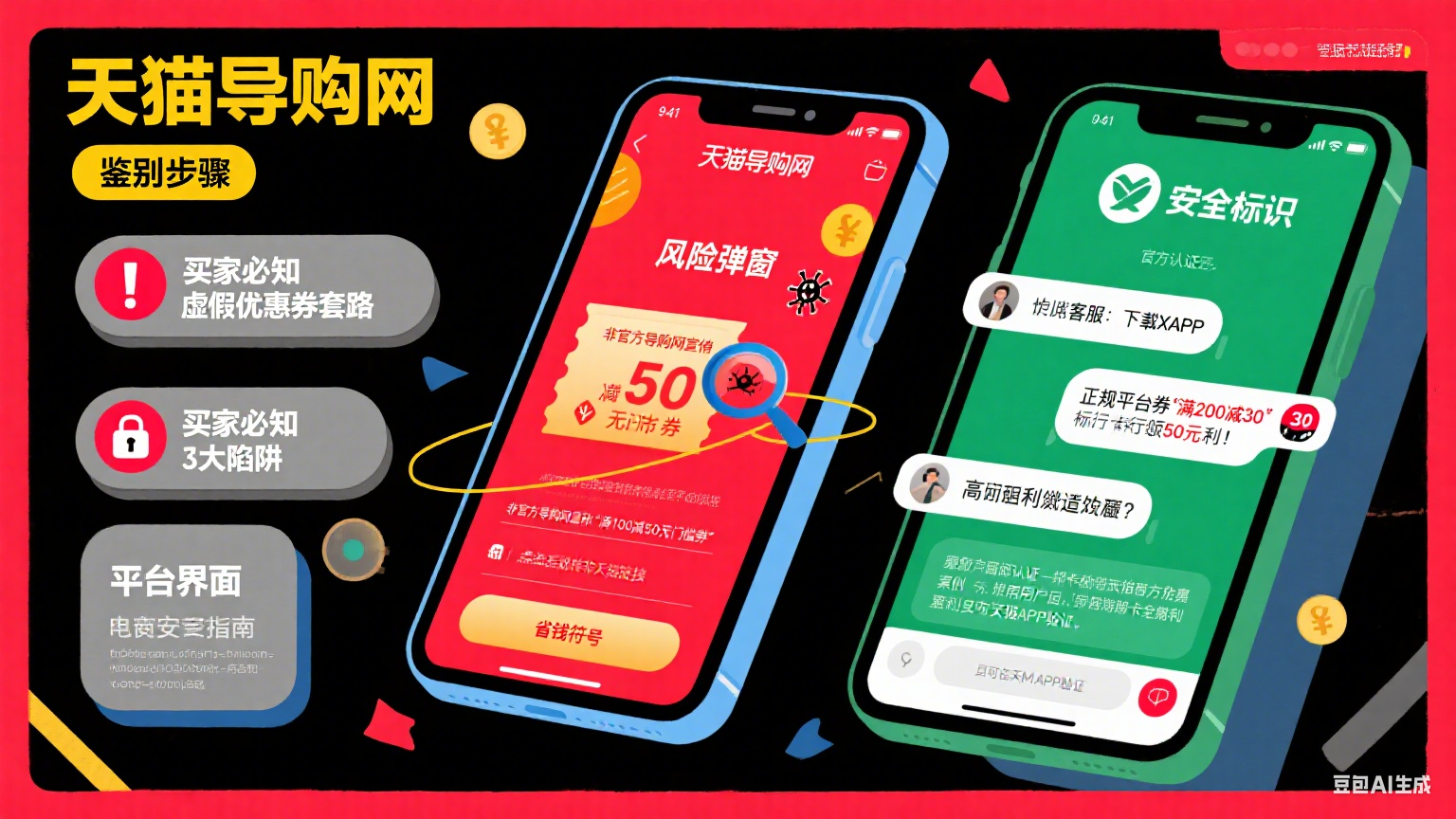 天猫导购网靠谱吗?买家省钱攻略 + 卖家合作技巧,避坑指南