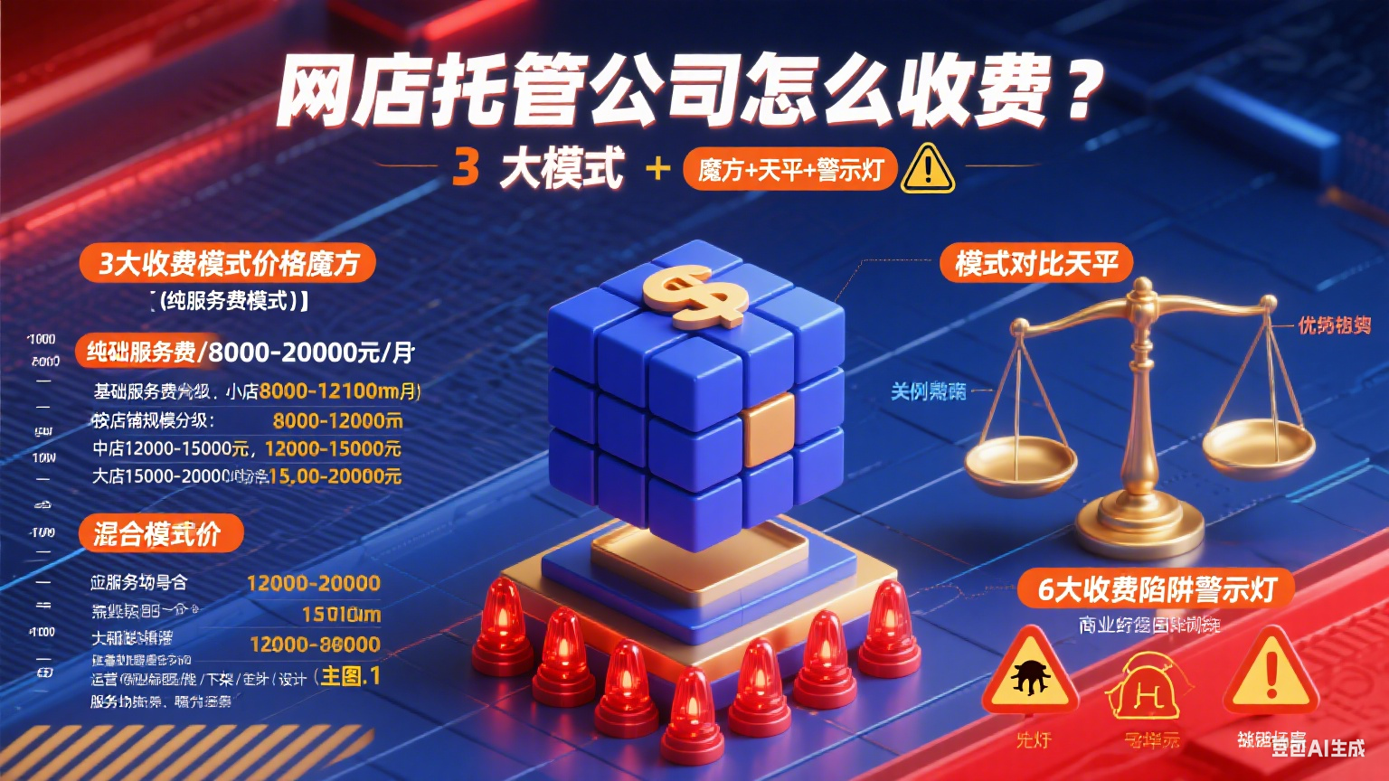 网店托管公司怎么收费?3 大模式 + 避坑指南