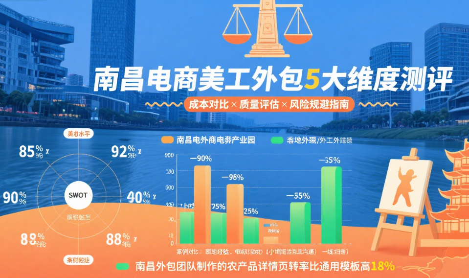 南昌电商美工外包值得选吗?3类团队实测+4步避坑,本地卖家合作指南