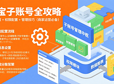 淘宝子账号怎么用？开通 + 权限配置 + 管理全攻略（商家必看）