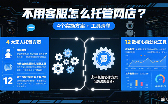 不用客服怎么托管网店？4 个实操方案 + 工具清单