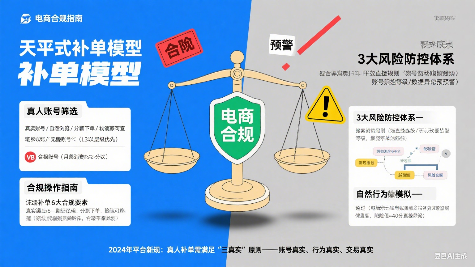 真人补单是什么?电商合规操作 + 风险规避指南