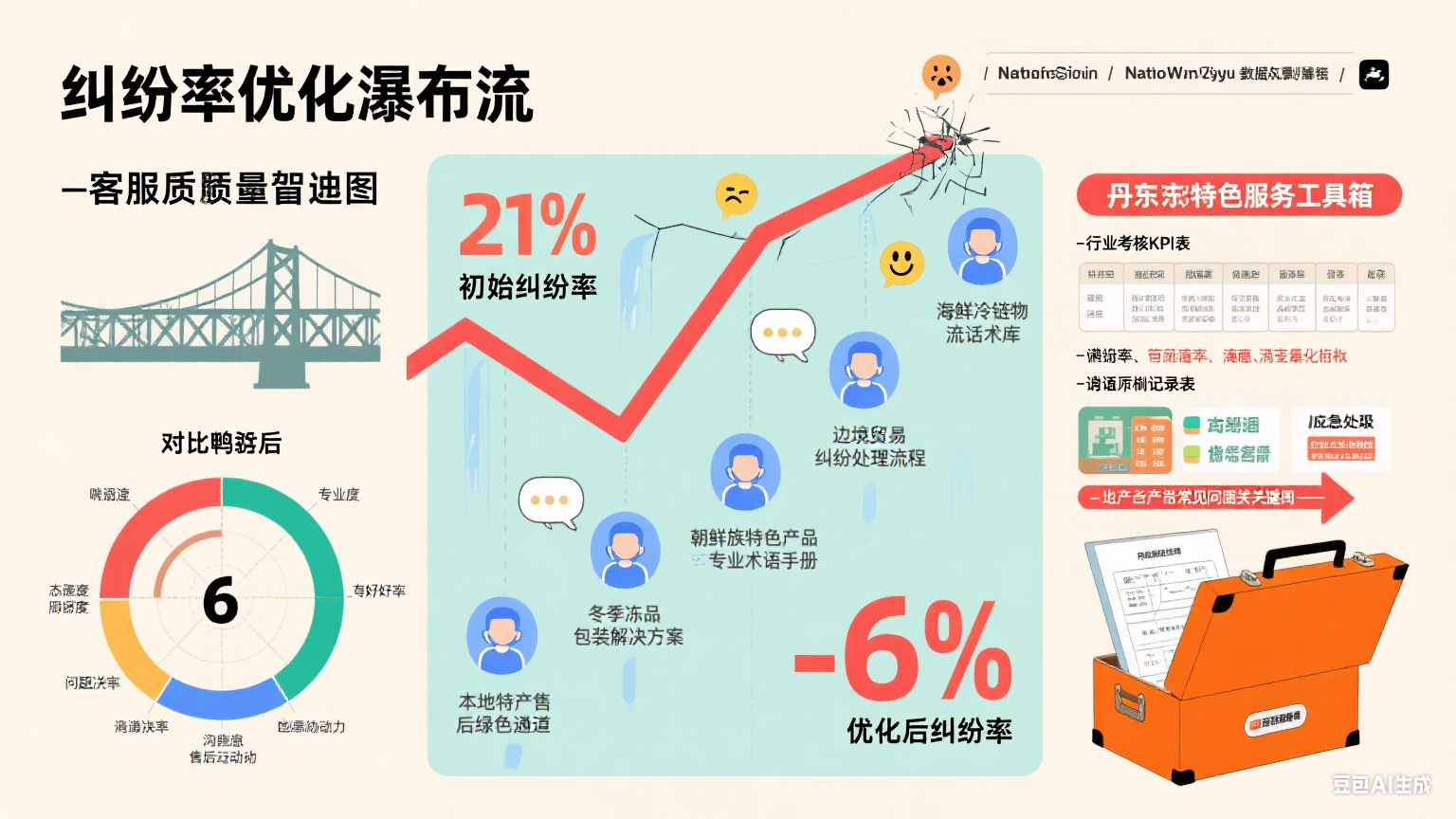 试了 5 家丹东网店托管客服,纠纷率从 21% 到 6%:指南