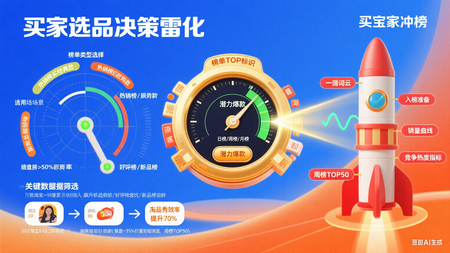 淘宝销售排行榜怎么用?买家选品 + 卖家冲榜指南