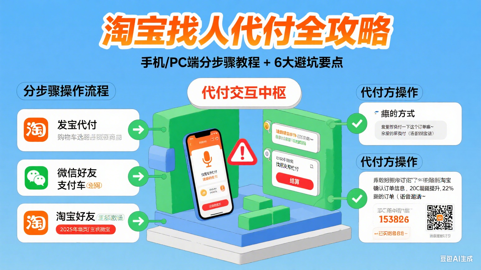 淘宝怎么找人代付?分步骤教程 + 避坑要点