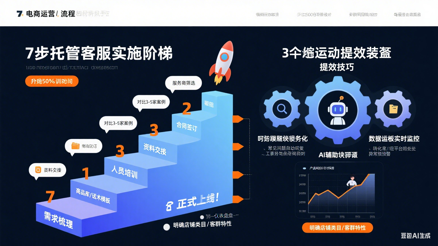 网店托管客服怎么做?7 步流程 + 3 个提效技巧