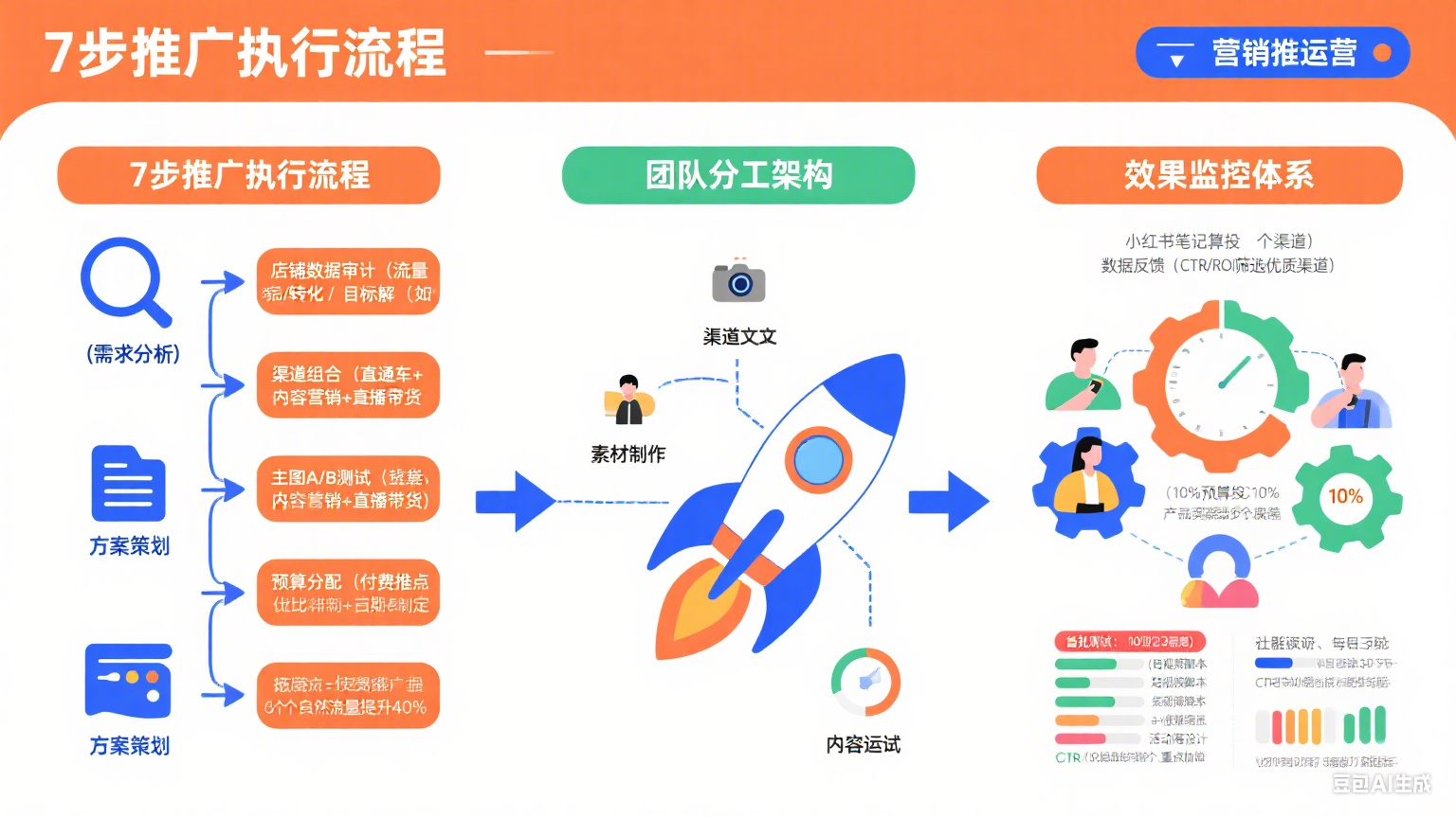 网店推广托管怎么做?流程 + 分工 + 效果把控
