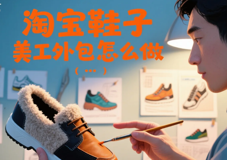 淘宝鞋子美工外包怎么做?3类模板+4步避坑,退货率降50%
