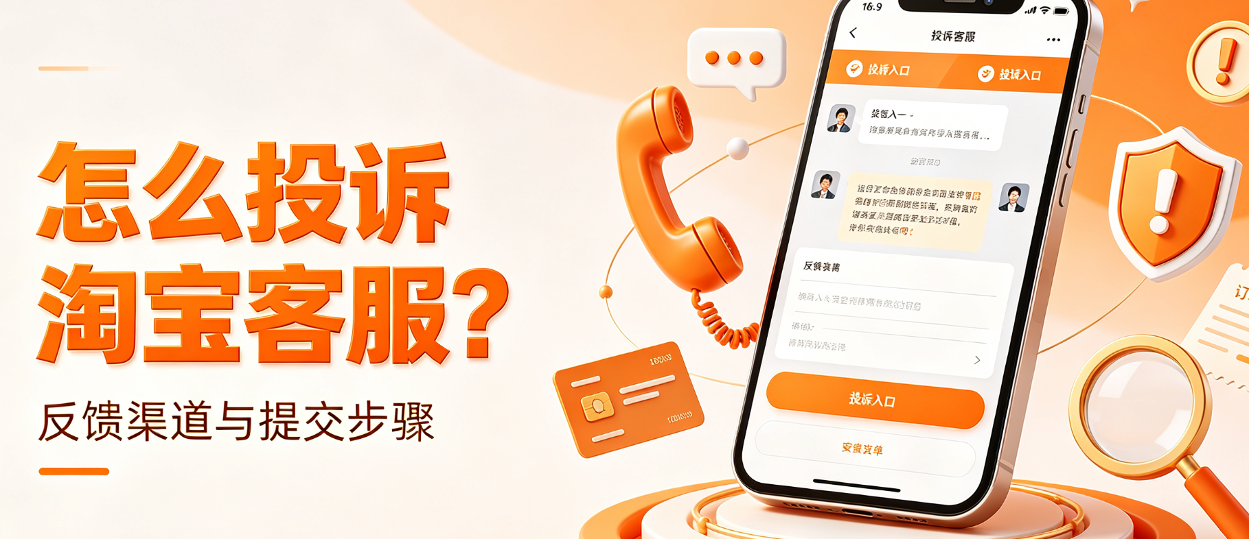 怎么投诉淘宝客服？