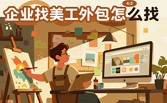 企业找美工外包怎么找？4大渠道测评+5步筛选法，避坑指南