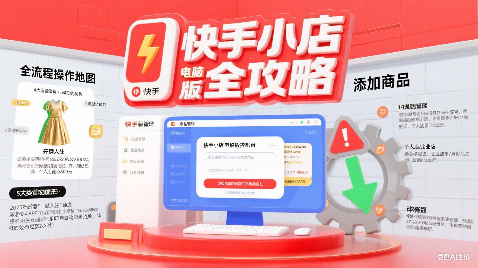 快手小店电脑版怎么用?商家运营全流程 + 功能优势 + 避坑攻略