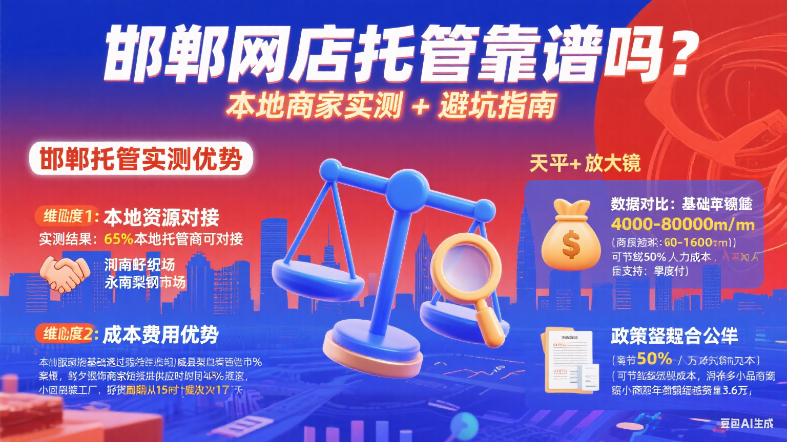 邯郸网店托管靠谱吗?本地商家实测 + 避坑指南