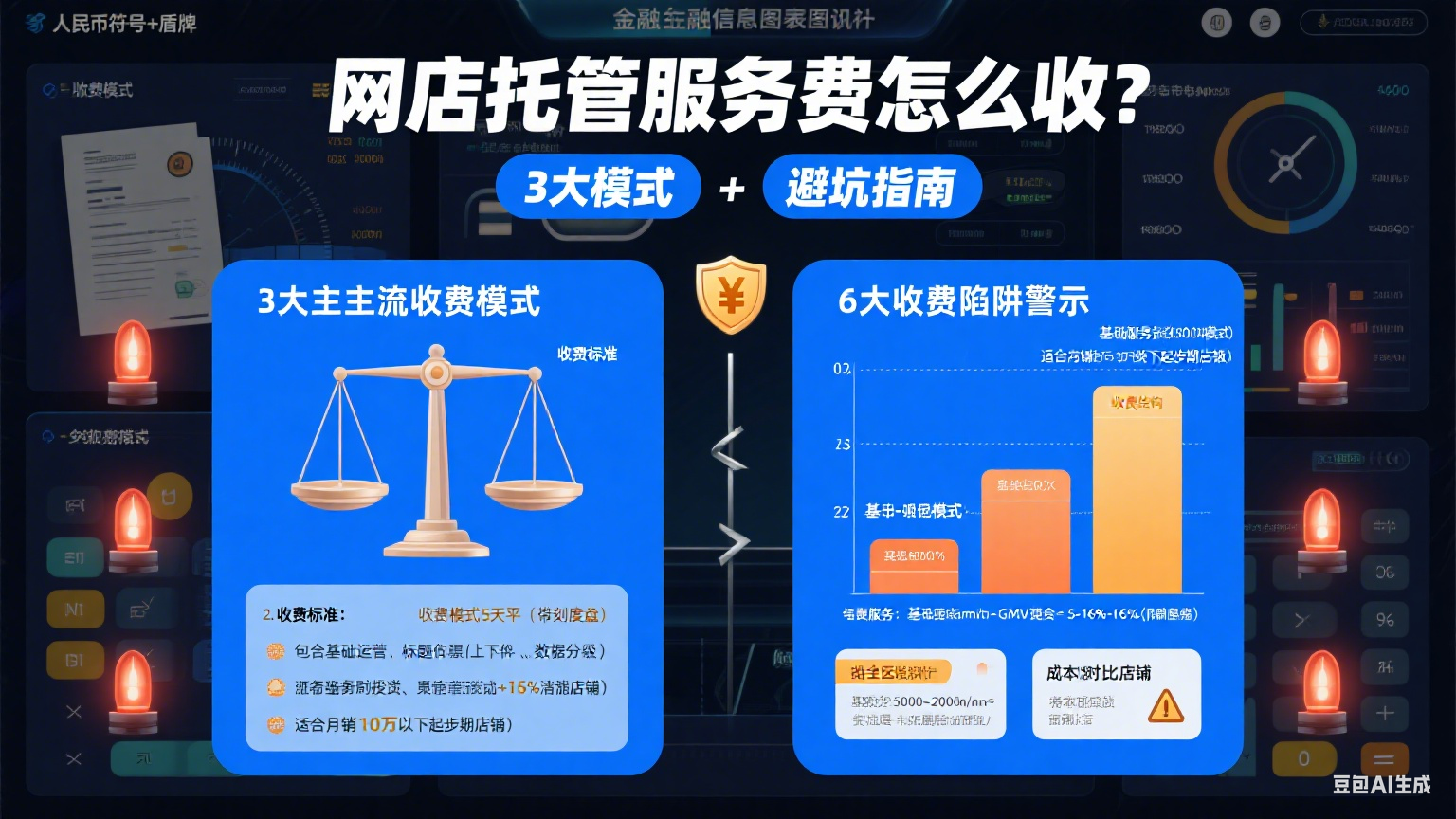 网店托管服务费怎么收?3 大模式 + 避坑指南