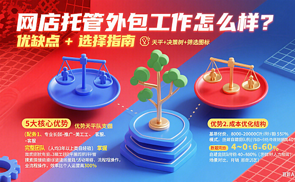 网店托管外包工作怎么样?优缺点 + 选择指南