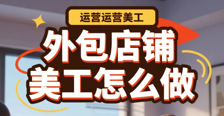 外包店铺美工怎么做?5步落地流程+3类店铺适配方案,少花50%成本