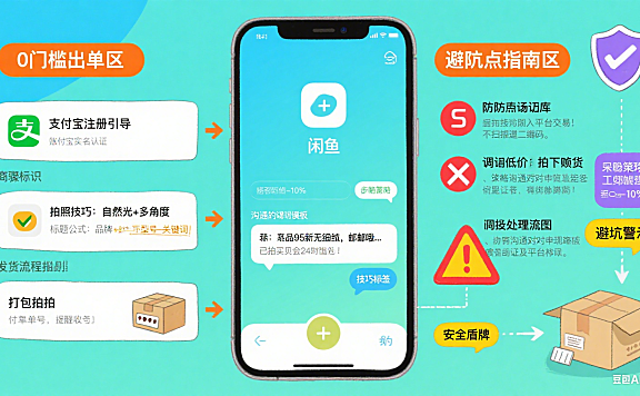 闲鱼怎么卖东西？新手 0 门槛出单 + 避坑全攻略