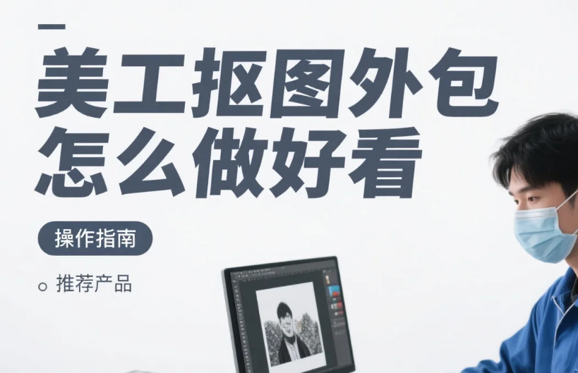 美工抠图外包怎么做好看?3类细节标准+4步验收技巧,边缘精度提升80%