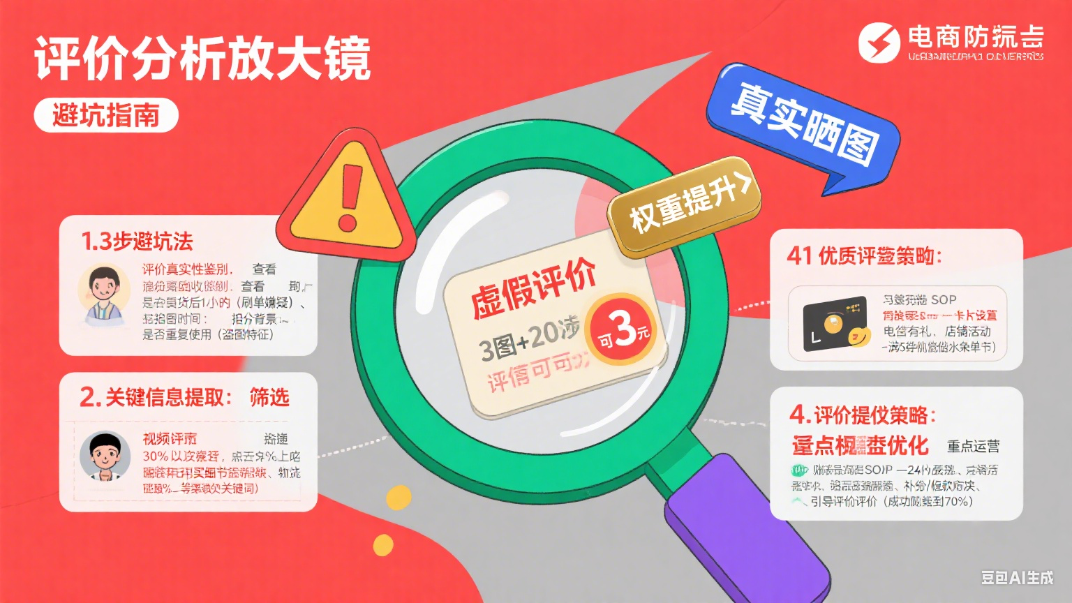 拼多多评价怎么看?买家避坑 + 卖家提权指南