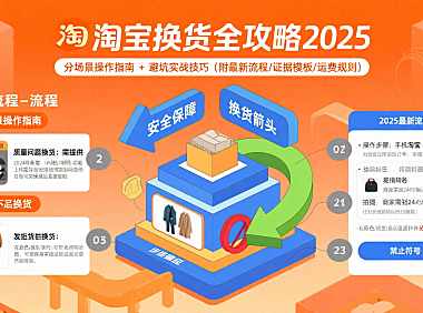 淘宝换货怎么操作？分场景 + 避坑全攻略（2025 版）