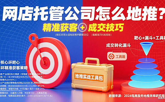 网店托管公司怎么地推？精准获客 + 成交技巧