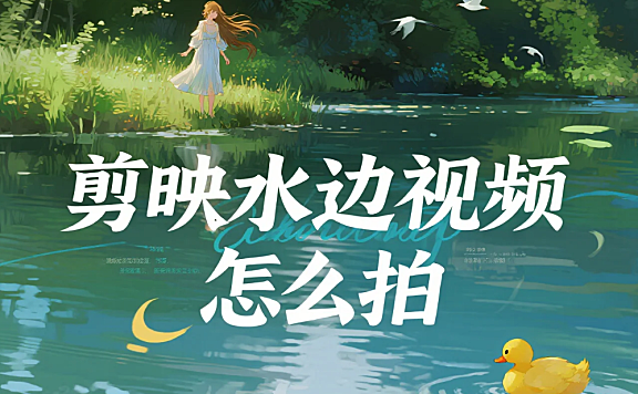 剪映水边视频怎么拍?5个拍摄技巧+3步后期,新手也能出清透感画面