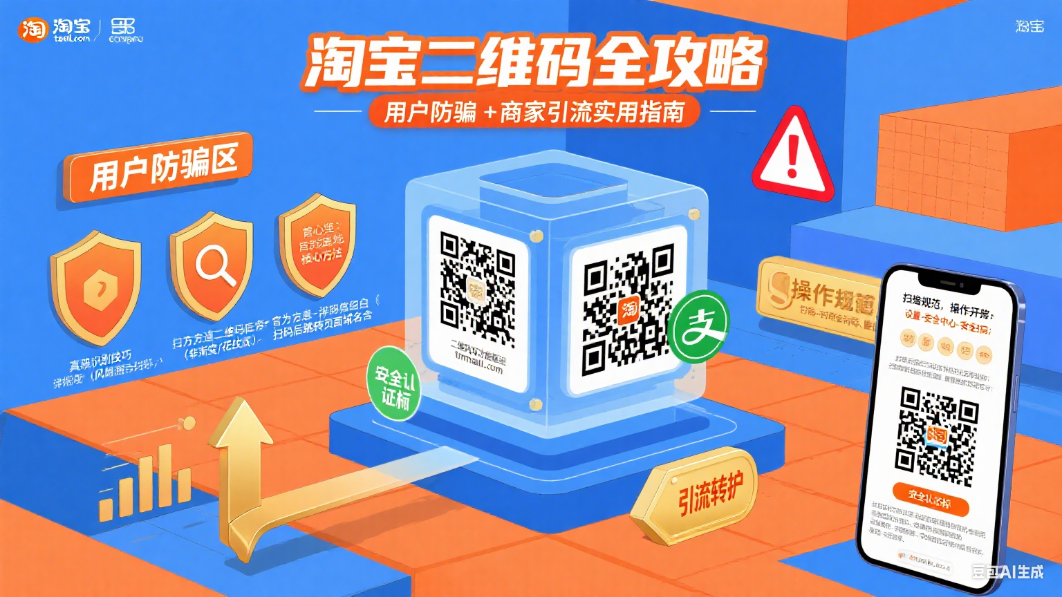 淘宝二维码怎么用?用户防骗 + 商家引流全攻略