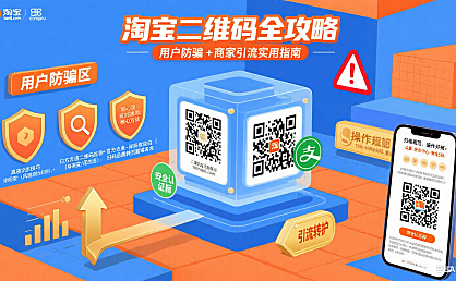 淘宝二维码怎么用?用户防骗 + 商家引流全攻略
