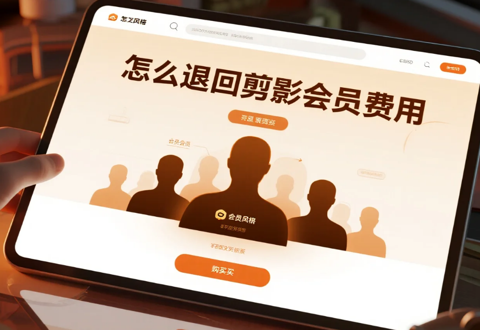 剪映会员怎么退?3步到账+4个避坑技巧,新手不白花钱