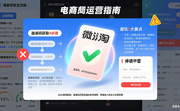 微淘邀请码怎么弄？商家获取 + 使用避坑指南
