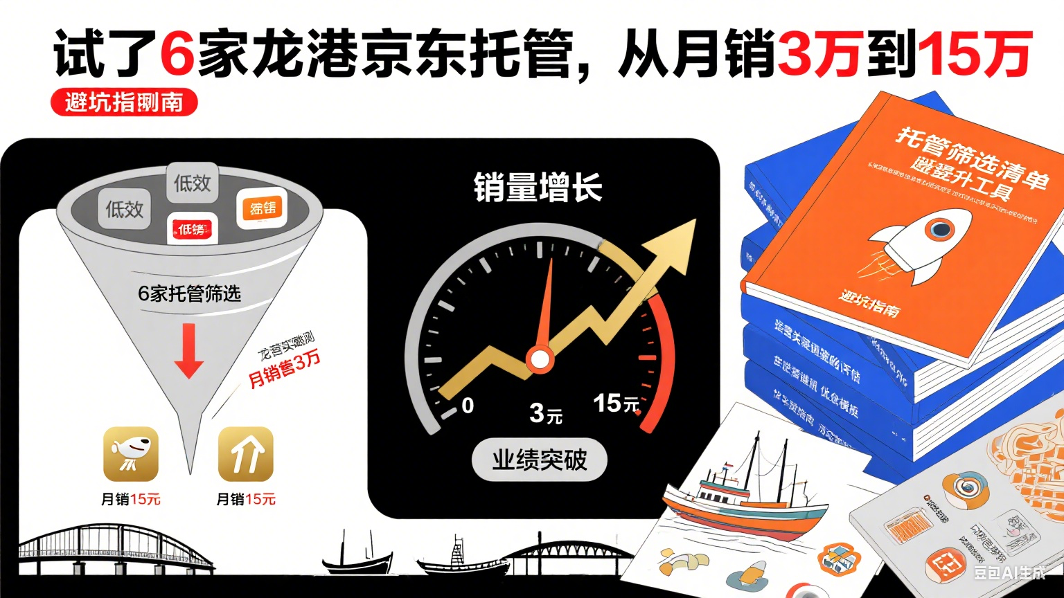 试了 6 家龙港京东托管,从月销 3 万到 15 万:避坑指南